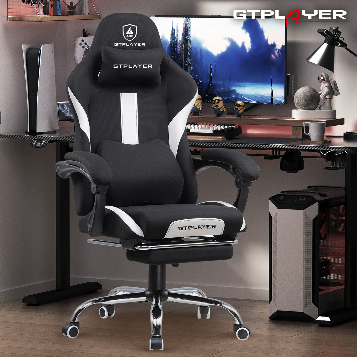 GTRacing 2024 GT905 Gaming Chair with Footrest – GTPLAYER EU