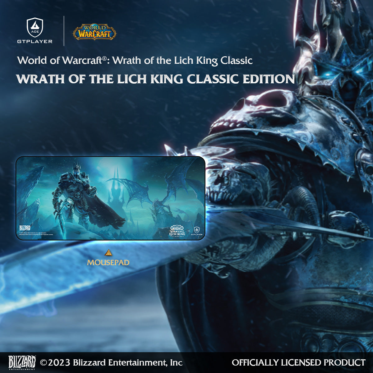 GTPlayer WotLK Edition | Mousepad - GTRacing US