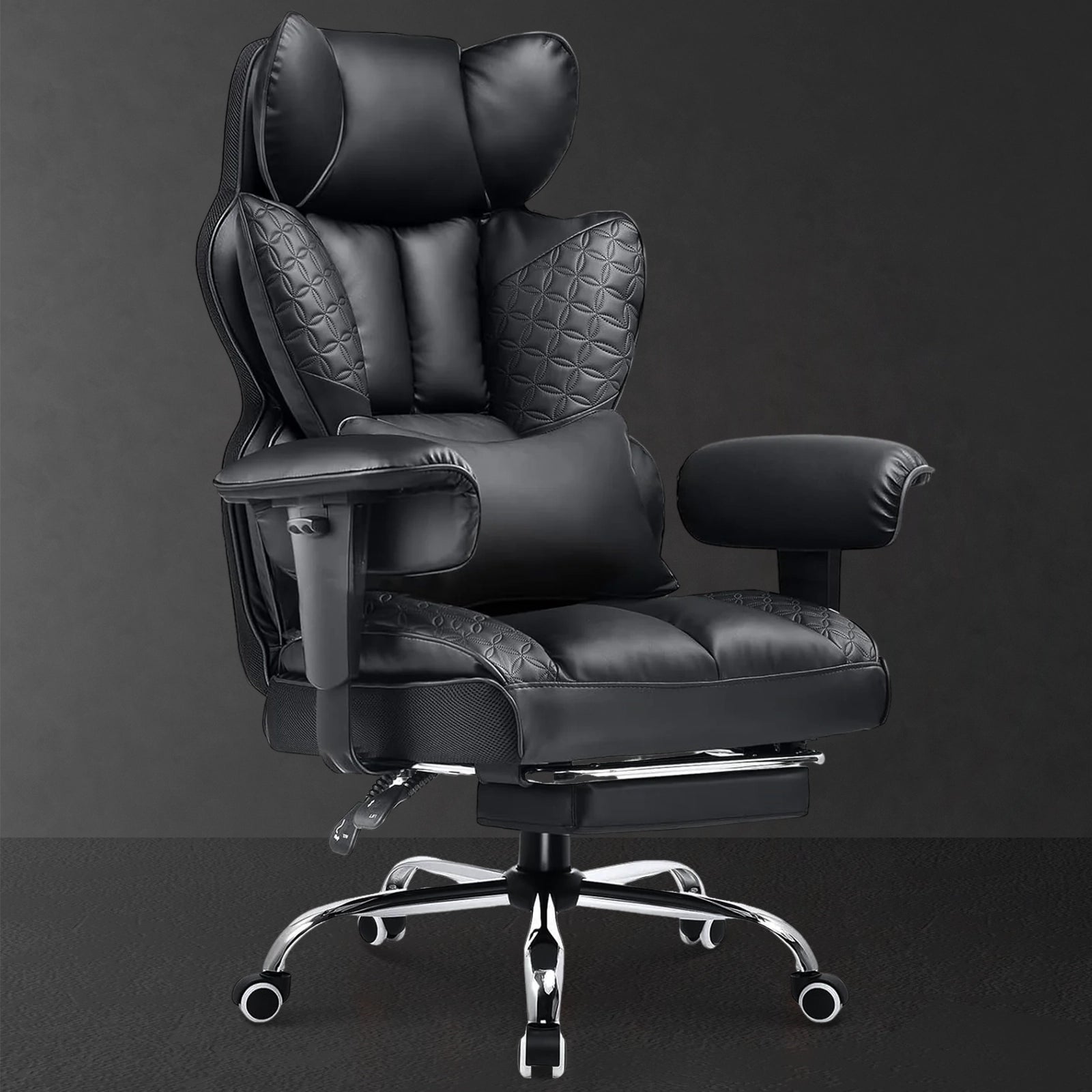Big and Tall Chair with 400lbs Capacity & Lumbar Pillow | GTPLAYER Big and Tall Chair with 400lbs Capacity & Lumbar Pillow | GTPLAYER