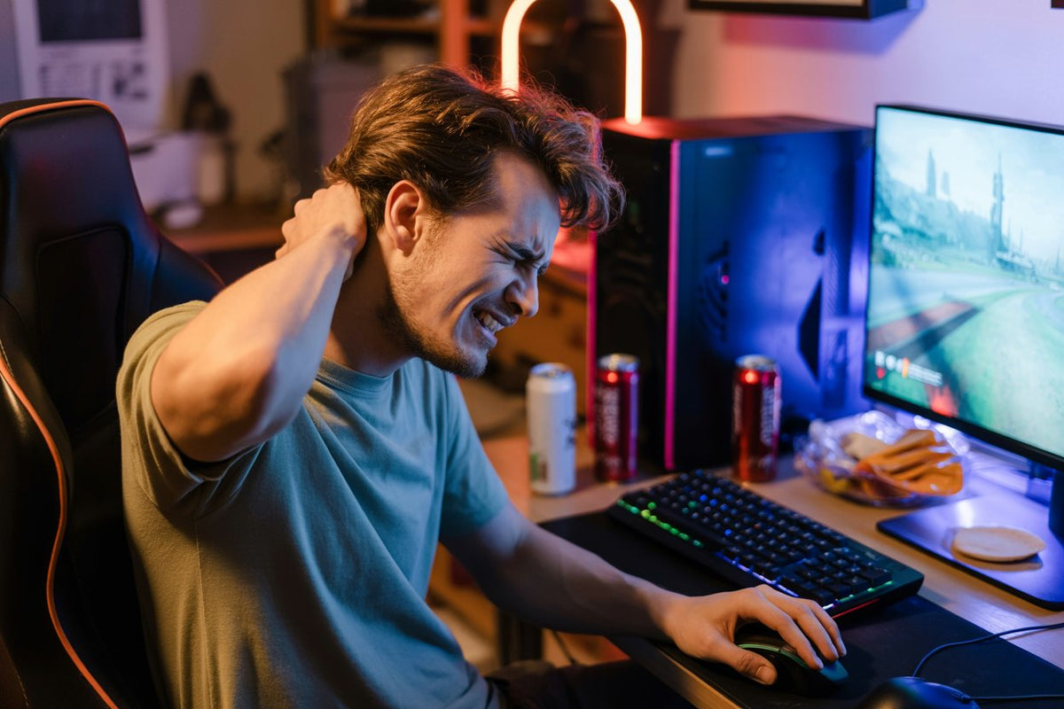 Gamer neck (nerd neck or tech neck) is a painful issue often caused by poor posture when using electronics. Learn how to fix gamer neck and prevent it long-term.