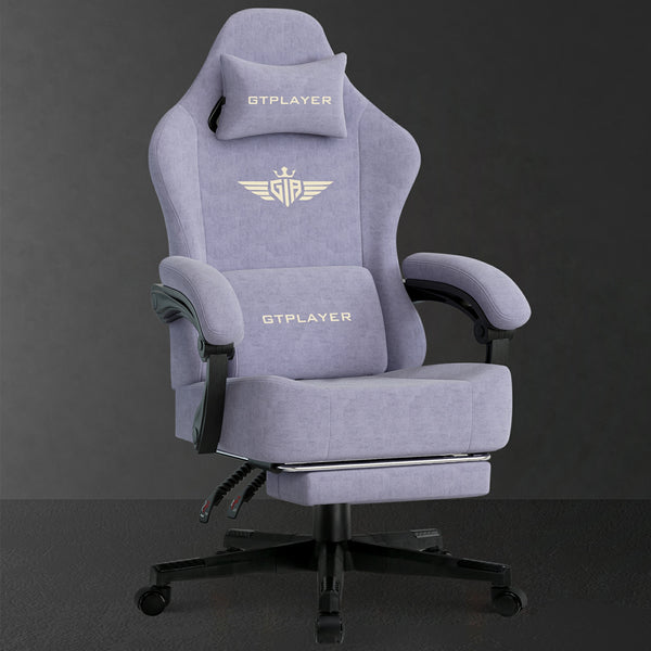 Fabric Gaming Chair Linen Lumbar Support | GTPLAYER GT829