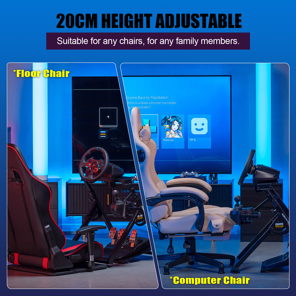 Sim Racing Wheel Stand Universal Racing Rig | GTPLAYER