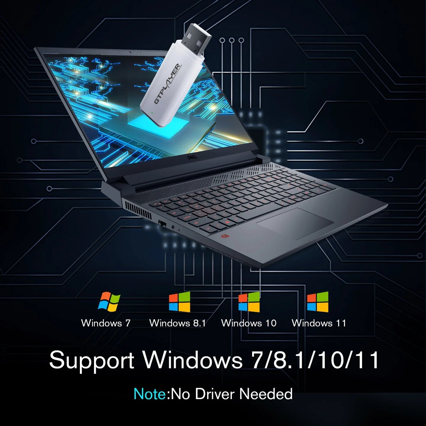 USB Bluetooth  Transmitter GT Lynck1 for Windows XP/Vista / 7/8 / Win10