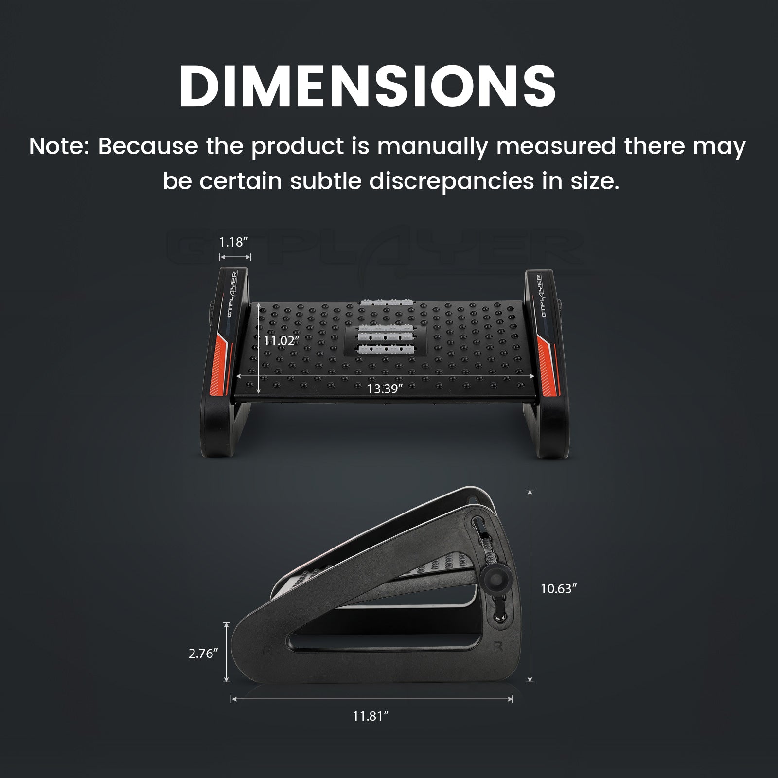 Adjustable Ergonomic Under Desk Footrest