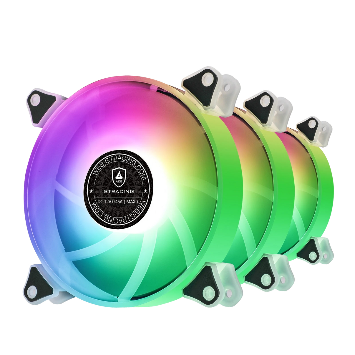 GTRACING ARGB CASE FANS (3 PACKS) - GTRACING