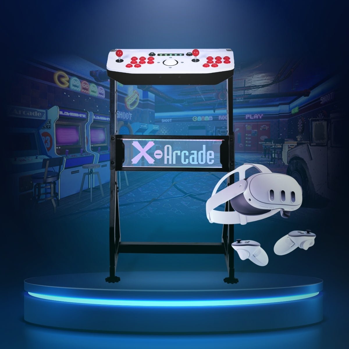 Arcade2TV-XR - GTRacing Gaming Chair
