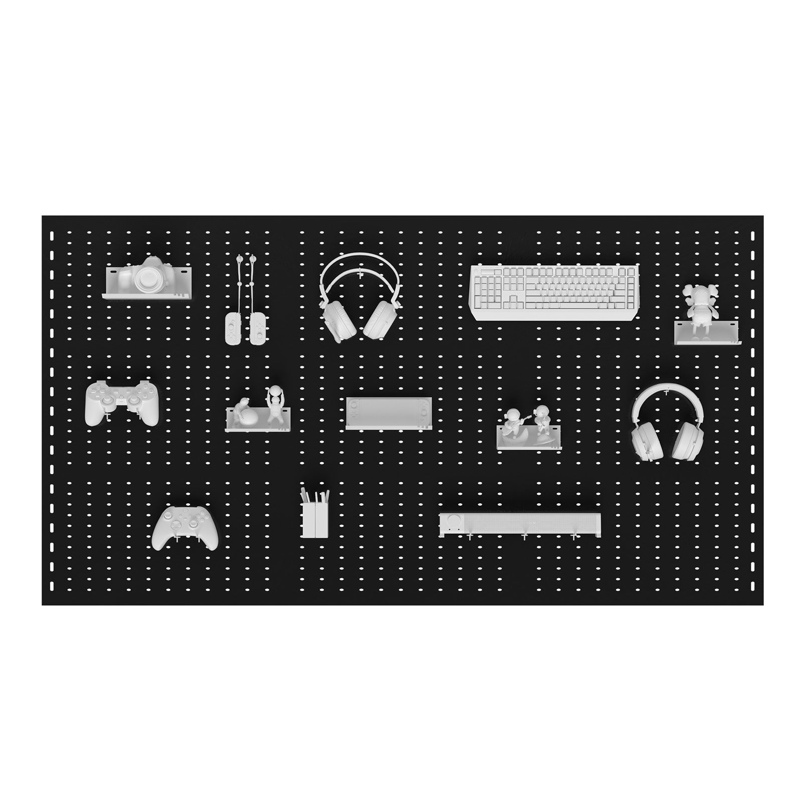 Wall Mounted Gaming Pegboard Set