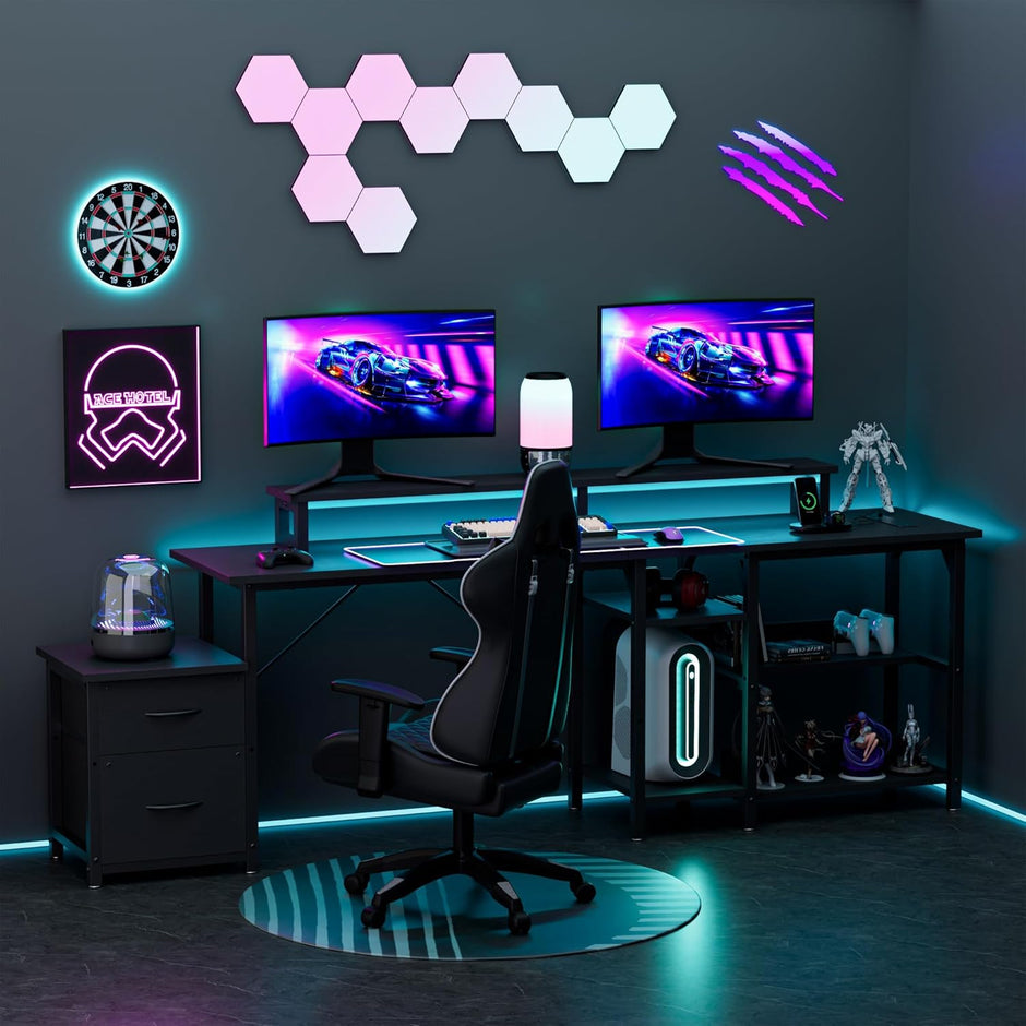 Gaming Computer Desk - GTPlayer US / GTRacing US