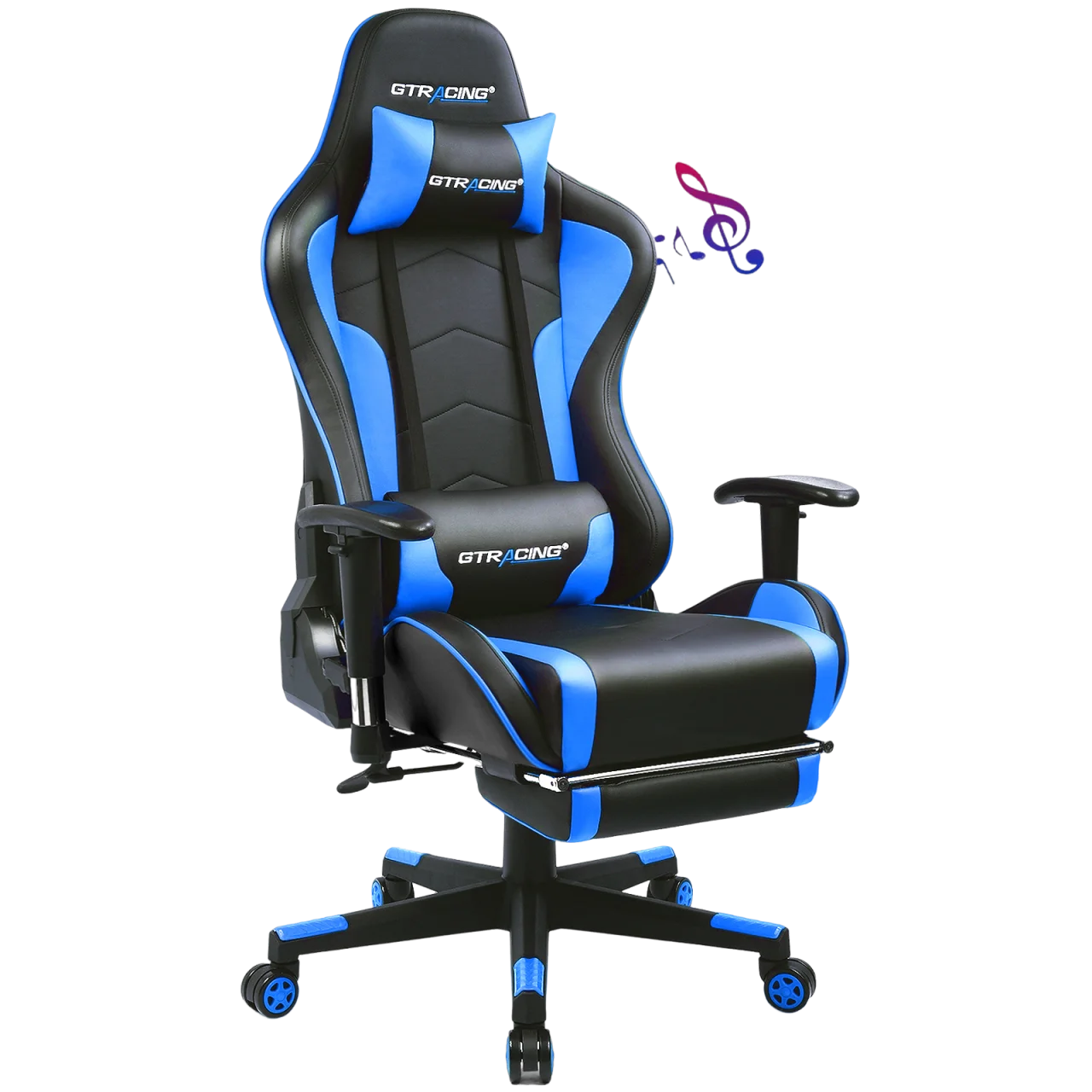 GTRACING ゲーミングチェア　GT890F-BLUE 新品 Music Series GT890MF | Gaming Chair - GTRacing / GTPlayer US