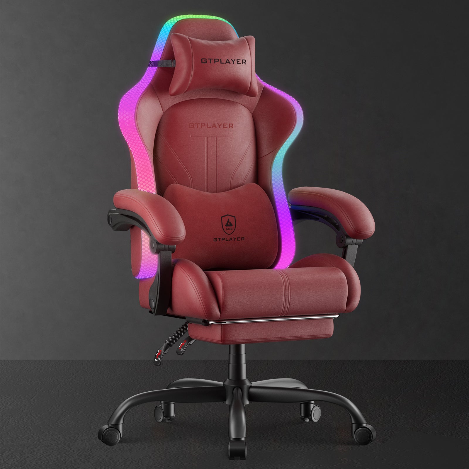 RGB Gaming Chair GTP801T, Aura LED Series | GTPLAYER