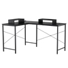L -Shaped Series RGB Gaming Desk GTZ-410-WMT - GTRacing Gaming Chair