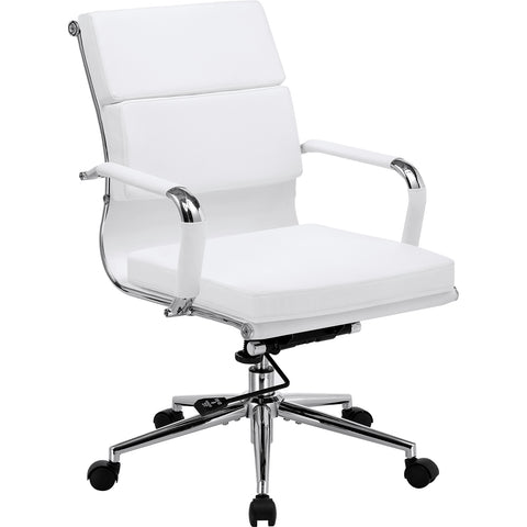 COMHOMA Mid Back Cushioned Office Chair CH017